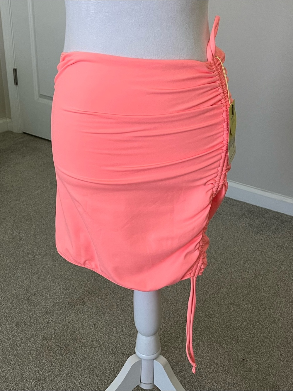 NWT Maaji Wilder Ruched Mini Skirt Which Converts To Asymmetric Tank Top Size Lg